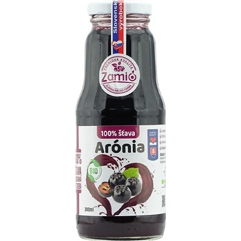 Zamio 100% ovocná šťava Bio Arónia 300 ml