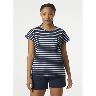 HELLY HANSEN W THALIA SUMMER TOP NAVY STRIPE