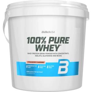 BioTechUSA 100% Pure Whey [3000 грама] Ягода