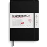 Leuchtturm1917 372784 Monthly Planner & Notebook Composition (B5) 2026, 16 Months, Softcover, Black, English (372784)