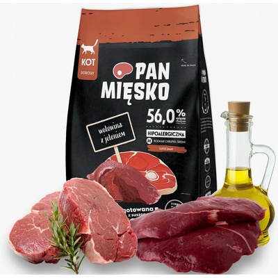 PAN MIĘSKO Hovädzie mäso s jeleňom 1,6 kg