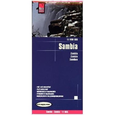 Zambie - cestovní mapa 1:1mil.