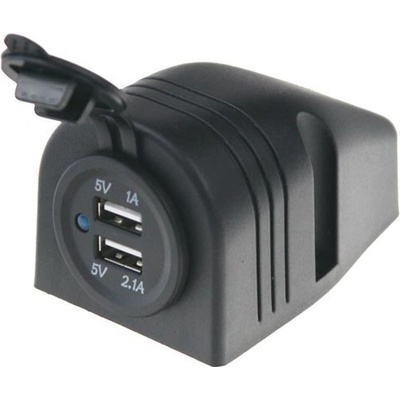 34525D 2x USB zásuvka voděodolná v přídavném panelu