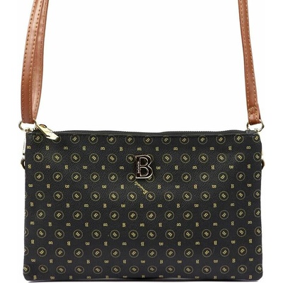 Briciole dámske crossbody 4074 Eco Leather Black Gold Fittings