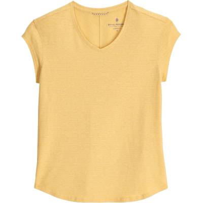 Royal Robbins Дамска тениска Royal Robbins Women's Vacationer V-Neck S/S T-shirt - Sunbeam Str (916-4587-0714)