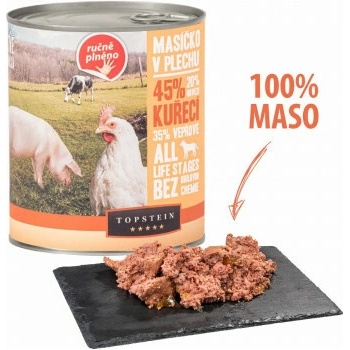 Topstein Mäsko v plechu kuracie 800 g