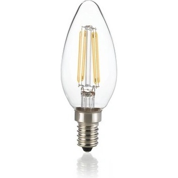 Ideal Lux 188928 LED žiarovka Filament B35 1x4W E14 320lm 3000K stmievateľná, číra