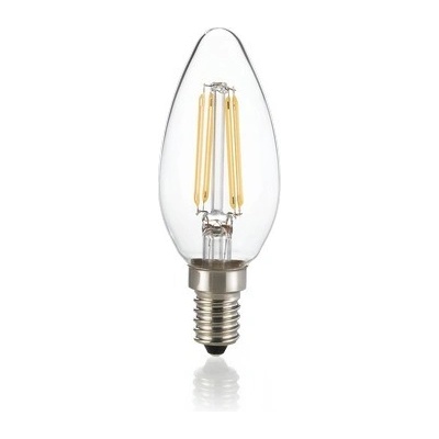 Ideal Lux 188928 LED žiarovka Filament B35 1x4W E14 320lm 3000K stmievateľná, číra