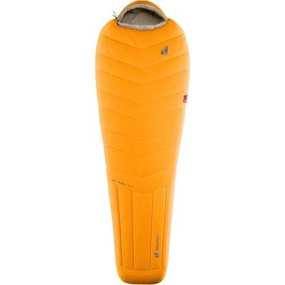 Пухен спален чувал Deuter Astro Pro 1000 EL Down sleeping bag - Magma / Titanium - размер 219 x 88-71 x 58-47 cm (513-2007-0111)