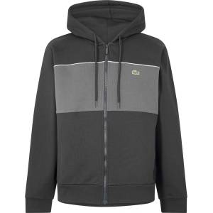 Lacoste Поларено горнище с цип Lacoste Men's Full Zip Fleece - Black 4CI