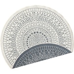 Hanse Home Сив и кремав килим за открито , ⌀ 140 cm Porto - NORTHRUGS (103143-140)