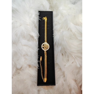 Gella 3.117NAR náramok na ruku dámsky zlatý s príveskom so stromom šťastia