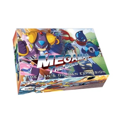 Jasco Games Mega Man Board Game Time Man and Oil Man Expansion