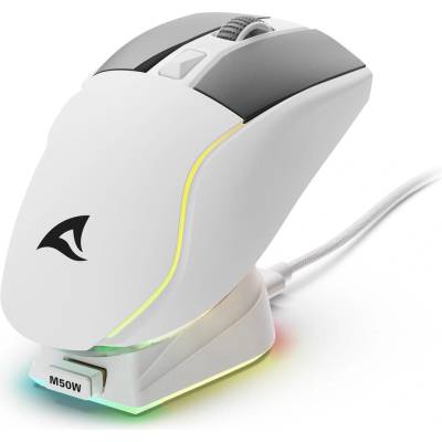 SKILLER SGM50W White Безжична геймърска оптична мишка (4044951040247)