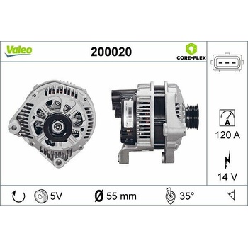 Generátor VALEO 200020