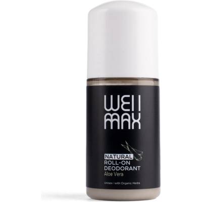 WellMax Natural Roll-on Deodorant, Естествен рол-он дезодорант, унисекс, с алое вера, 50 мл