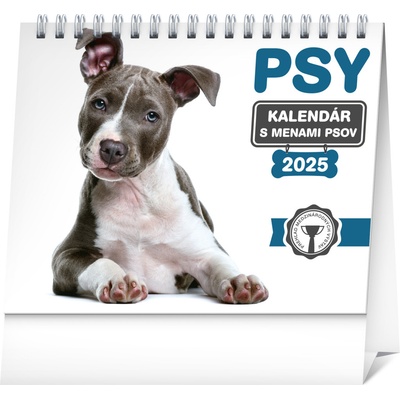 NOTIQUE Stolový Psy s menami psov 16,5 x 13 cm 2025