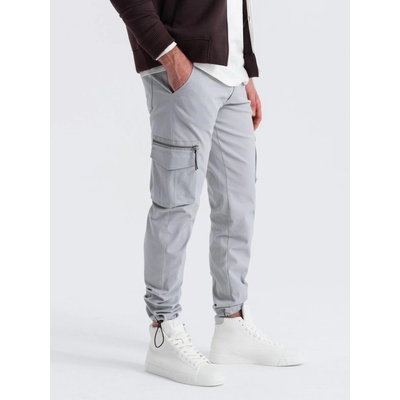 Ombre Clothing Мъжки дрехи Ombre STRAIGHT LEG CARGO V3 OM-PACG-0196 Ombre Clothing | Siv | МЪЖЕ | 30/32
