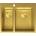 Mexen Flexo стоманена мивка с 1, 5 камери 610 x 510 mm, златна HC - 6446611500-55HC (6446611500-55HC)