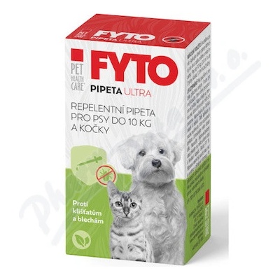 PET FYTO PIPETA ULTRA pes do 10 kg a kočka 1 x 15 ml