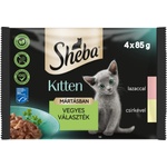 Sheba Kitten salmon & chicken 4x85 g