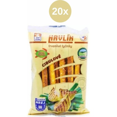 Havlík tyčinky cibuľkové 20x90 g