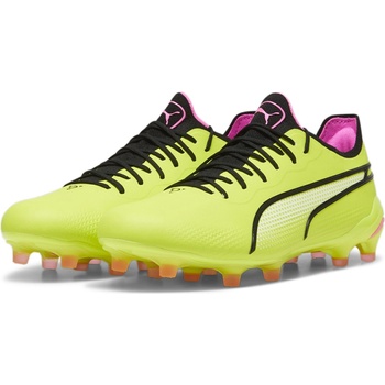 PUMA Футболни бутонки Puma King Ultimate Firm Ground Football Boots - Green/Black