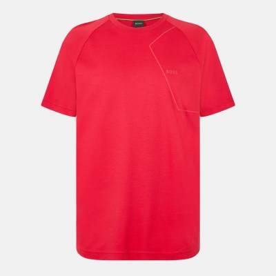 BOSS Тениска BOSS Men's Thilix Cotton Short Sleeve T-Shirt - Medium Red
