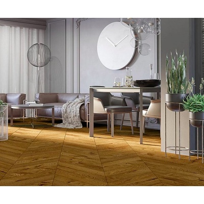 Barlinek Pure Classico Chevron Dub honey 1WV000009 0.61 m²