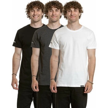 Meatfly Basic 3 Pack black charcoal heather white