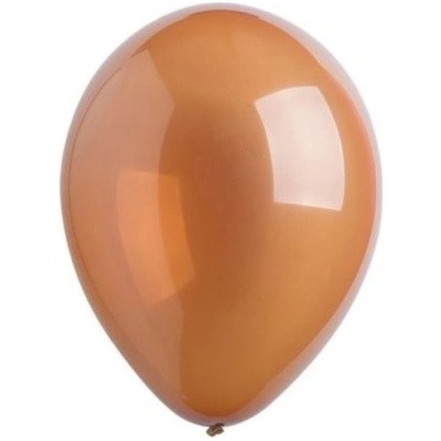 Amscan Balónky latexové dekoratérské Crystal čokoládové 12 cm