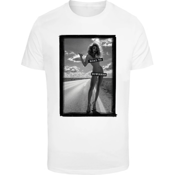 Mister Tee Тениска Road To Nowhere Tee white XXLUB-MT3885-00220 - Тъмносив, размер 4XL