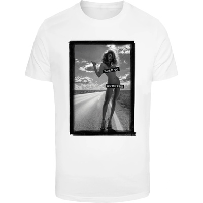 Mister Tee Тениска Road To Nowhere Tee white XXLUB-MT3885-00220 - Тъмносив, размер 4XL