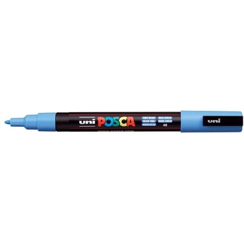 uni Декоративен маркер, 0, 9-1, 3 мм, UNI "Posca PC-3M", небесносин 284760000 (284760000)