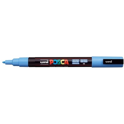 uni Декоративен маркер, 0, 9-1, 3 мм, UNI "Posca PC-3M", небесносин 284760000 (284760000)