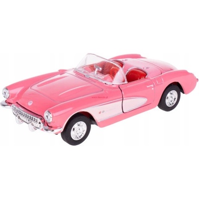 Welly Chevrolet Corvette convertible 1957 Růžová 1:34-39