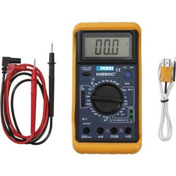 FERVI Мултицет дигитален Fervi T050 - AC: 1000 V, DC: 2-20-200 V (T050)
