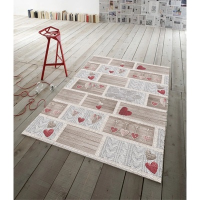 Made in Italy Shabby love Červená