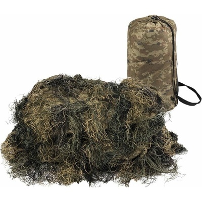 Mil-tec Síť s třásněmi Ghillie Suit woodland – Zboží Dáma