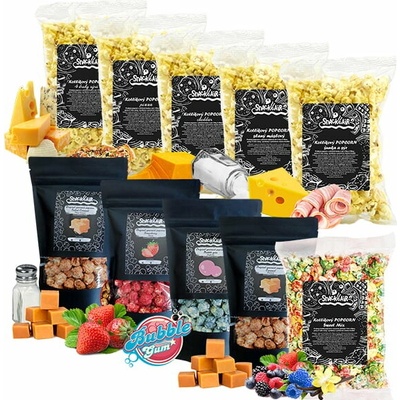 SnackAir Popcorn sladko-slaný párty mix balík 10 ks