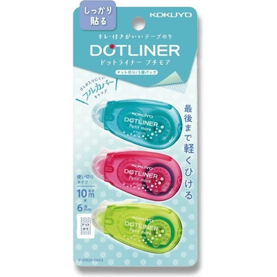 KOKUYO DOTLINER Petit more - lepicí strojek se vzorem - 6 mm x 10 m