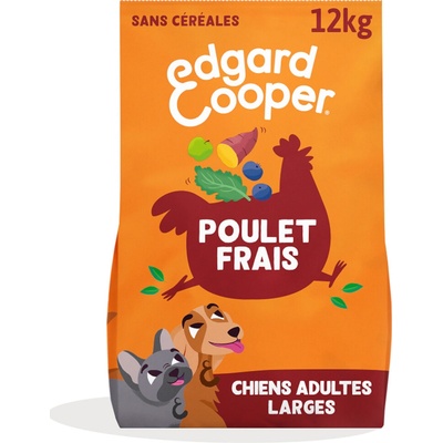 Edgard & Cooper Large Adult Dog kuracie bez obilnín 2 x 12 kg