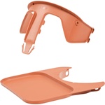 KAOS Комплект предпазен борд и табла Kaos - Klapp, Terracotta Pink (BPP-SAF-TRA-TER-PIN) - baby