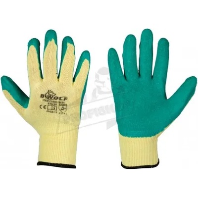 B-Wolf Работни ръкавици grip | Жълто | Зелено, 600000 (600000)