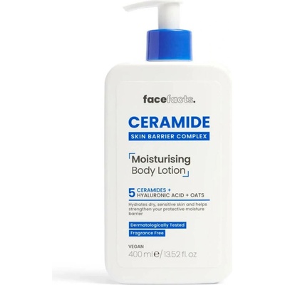 Face Facts vyživující hydratační tělové mléko s ceramidy, Ceramide - Moisturising Body Lotion, 400 ml