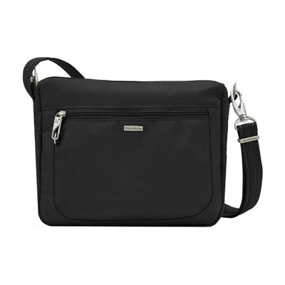 Travelon taška cez rameno proti krádeži crossbody Classic čierna