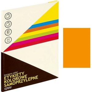  Етикети Grand оранжев неон 210x297 mm А4 25 л (1110254-61-150-1066)