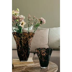Broste Copenhagen Ваза Декоративна от стъкло 18 x 19 cm (14498128)