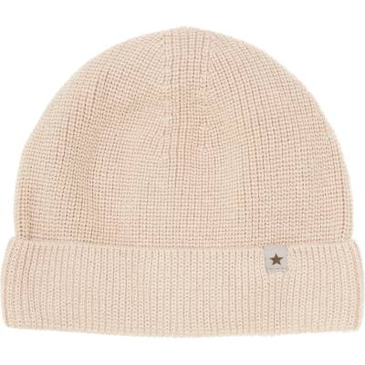 Huttelihut Детска зимна шапка (beanie) Huttelihut Kid's Beanie Wool Knit Beanie - Sand Melange - размер 54 cm (904-5559-0515)