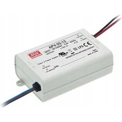 Mean Well LED zdroj CV 12V 2,1A 25W APV-25-12